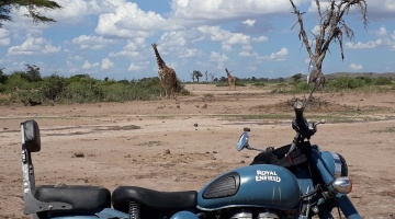 Tanzania on motorcycle the national parks on off-road