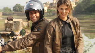 Michel Brown y Margarita Muñoz descubren India en moto de mano de Rakatanga Tour